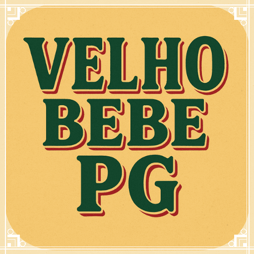 Imagem promocional da VELHOBEBEPG mostrando a plataforma e suas vantagens